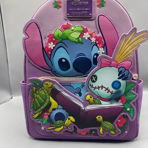 Loungefly Purple Stitch Kids Backpack